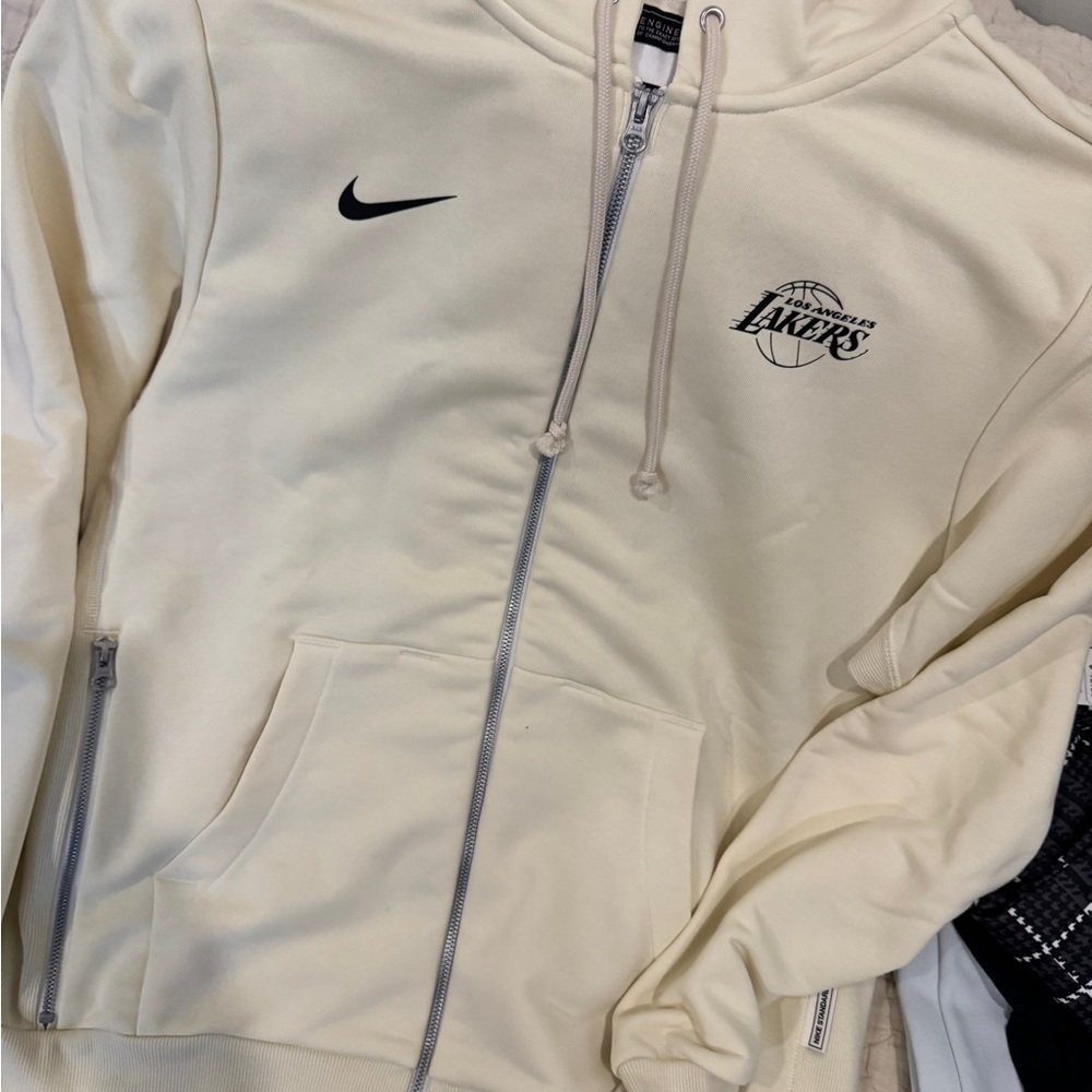 Nike Cream Men’s Lakers Zip-Up